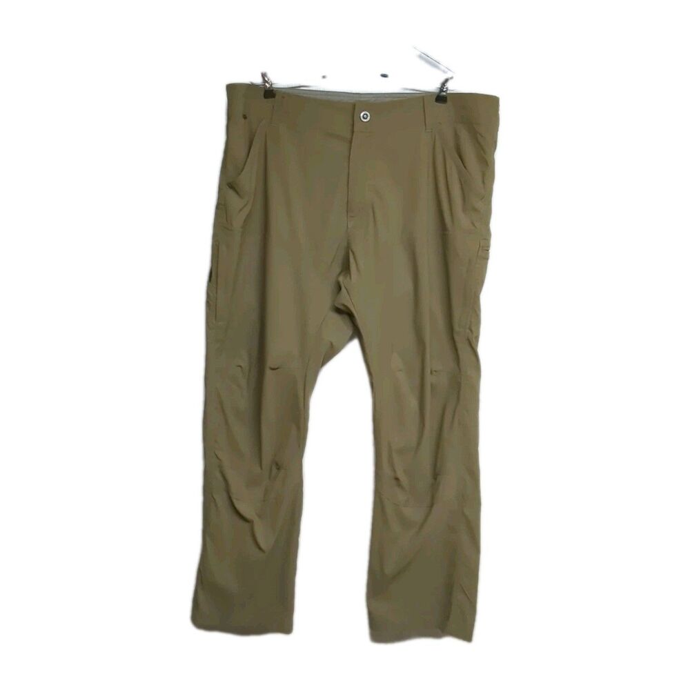 Kuhl Pants Men 40x30 Side Zipper Pocket Deep Khaki Beige Chino Outdoor Hiking